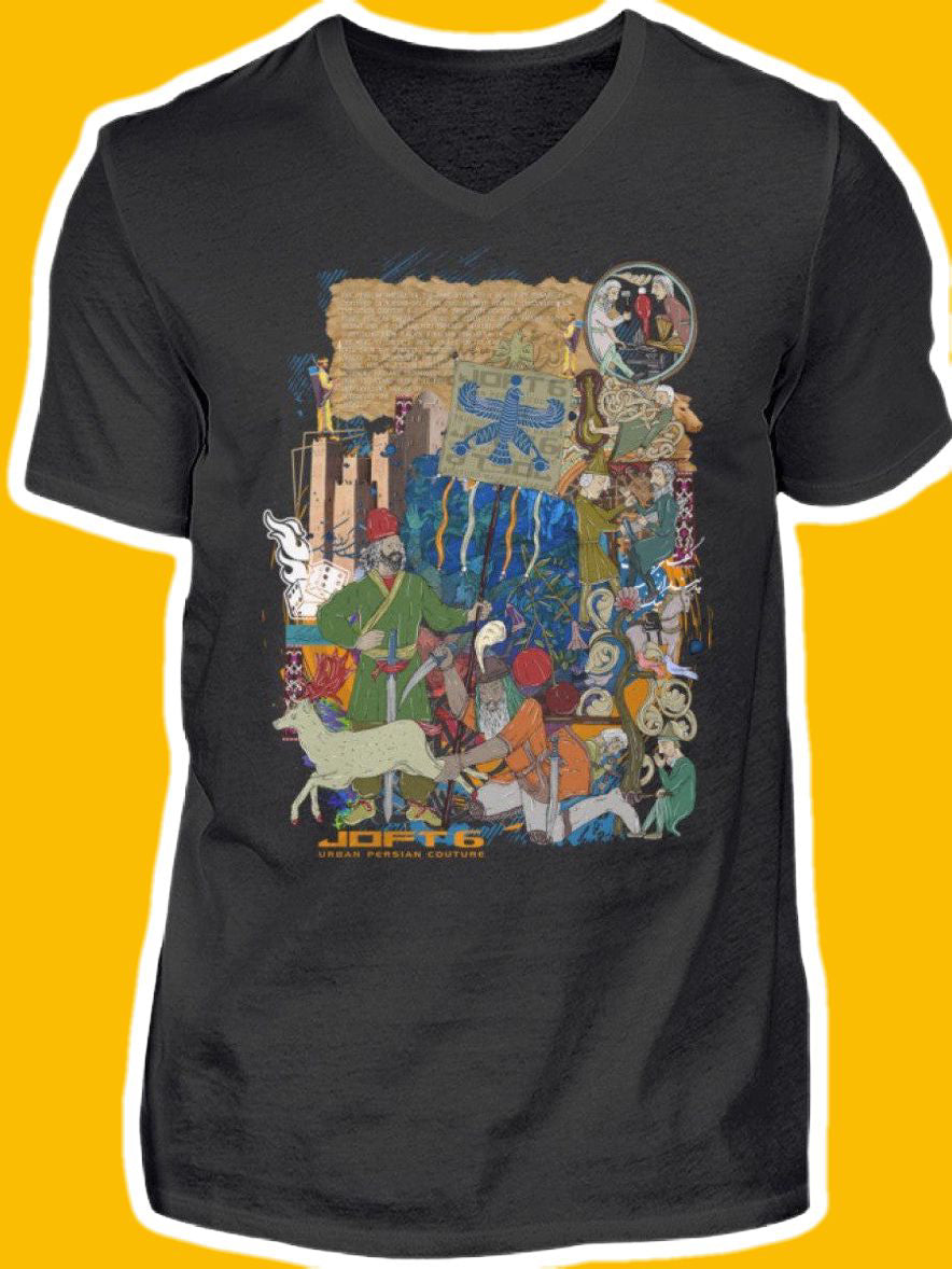 0012-Persia - Men V-Neck Shirt