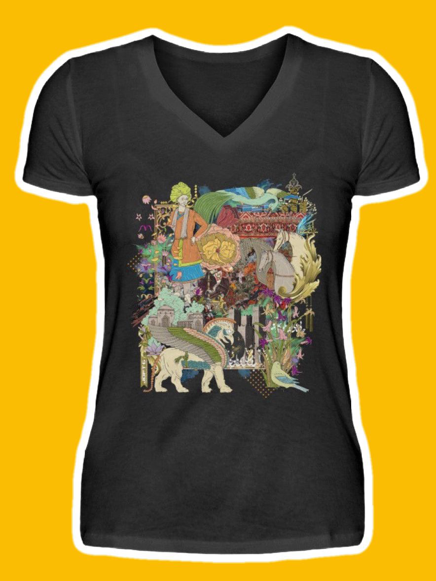 0010-Gol - V-Neck Women Shirt