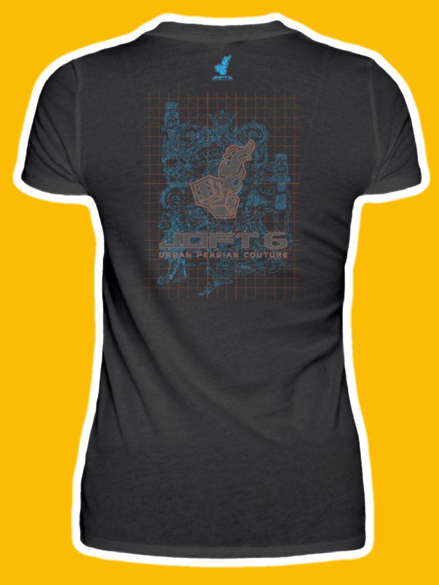 0009-Kaman - V-Neck Women Shirt