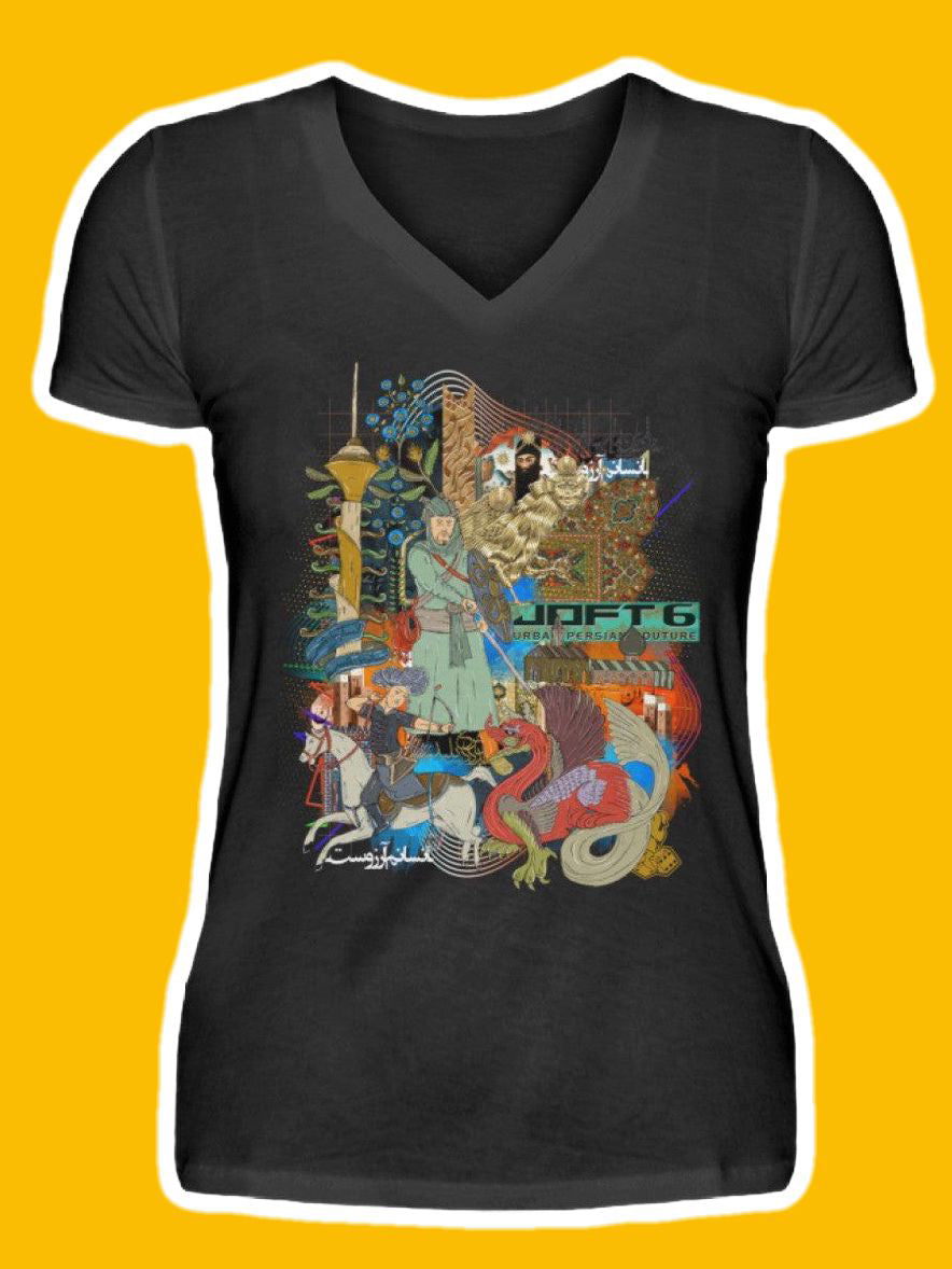 0014-Milad - V-Neck Women Shirt