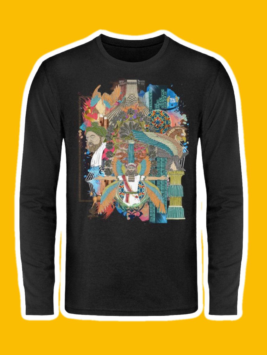 0001-Azadi - Unisex Longsleeve