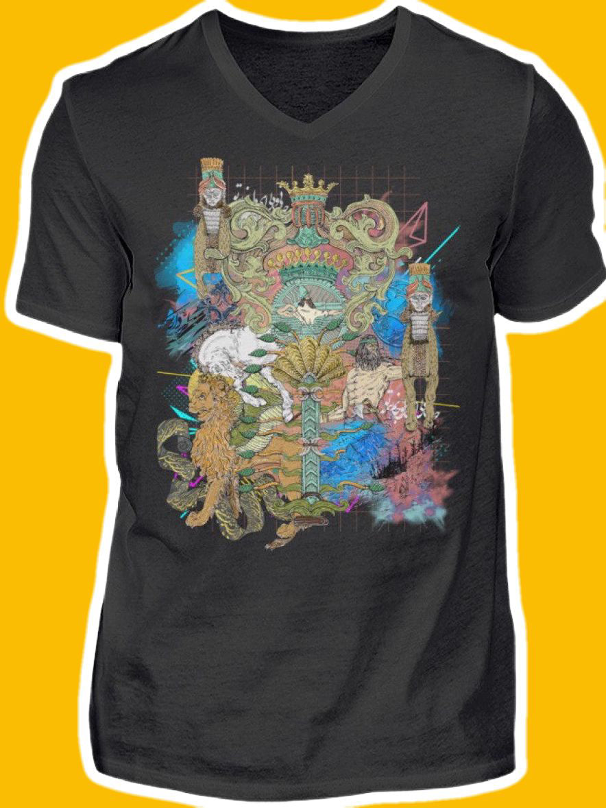 0009-Kaman - Men V-Neck Shirt