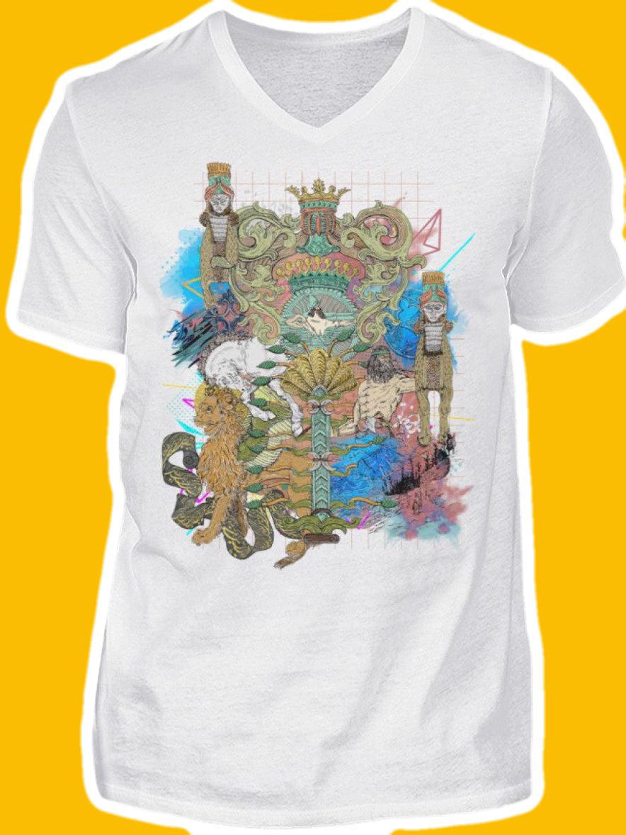 0009-Kaman - Men V-Neck Shirt