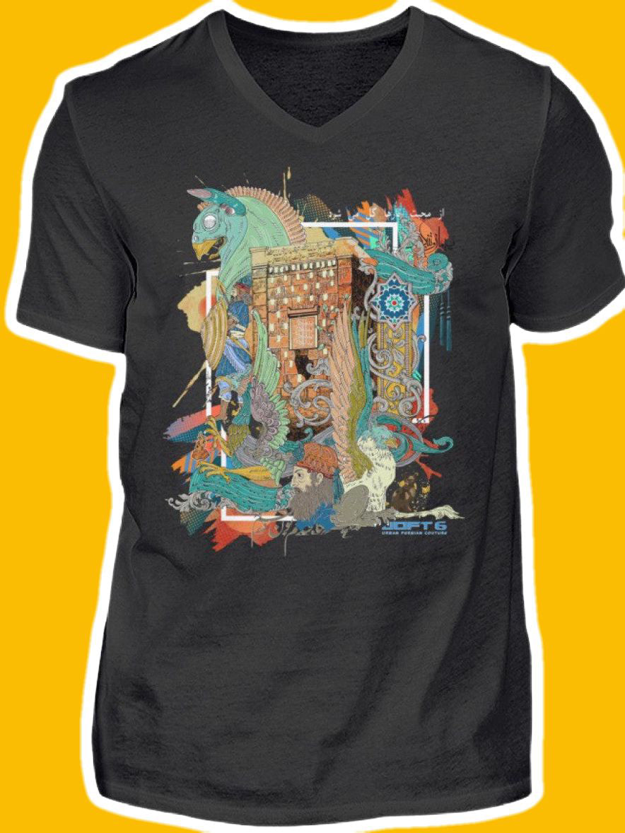 0002-Homa - Men V-Neck Shirt