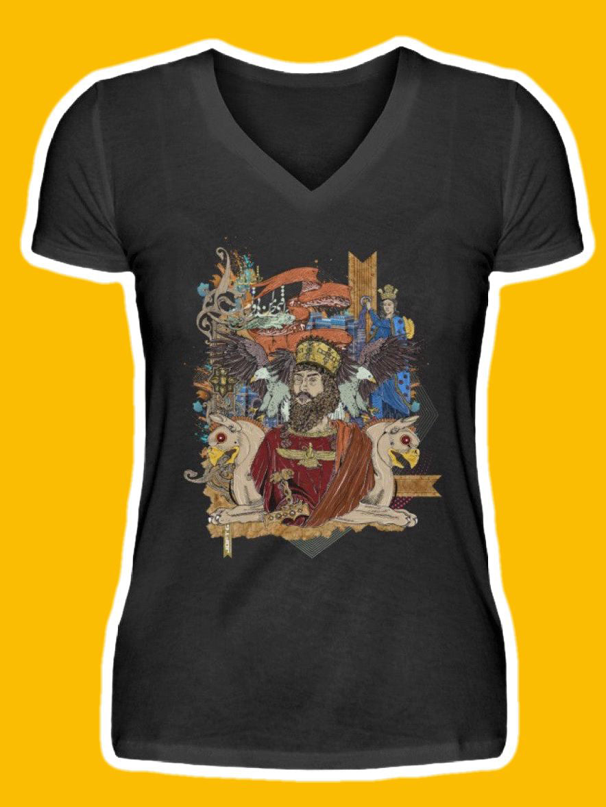 0008-Kourosh - V-Neck Women Shirt