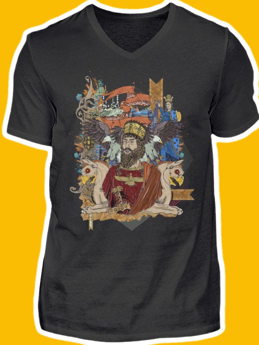0008-Kourosh - Men V-Neck Shirt