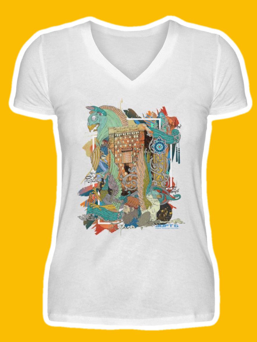 0002-Homa - V-Neck Women Shirt