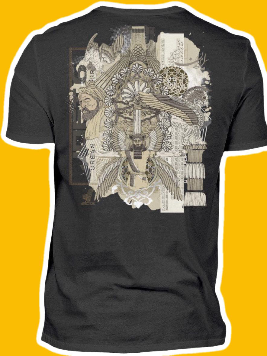 0001-Azadi - Men V-Neck Shirt