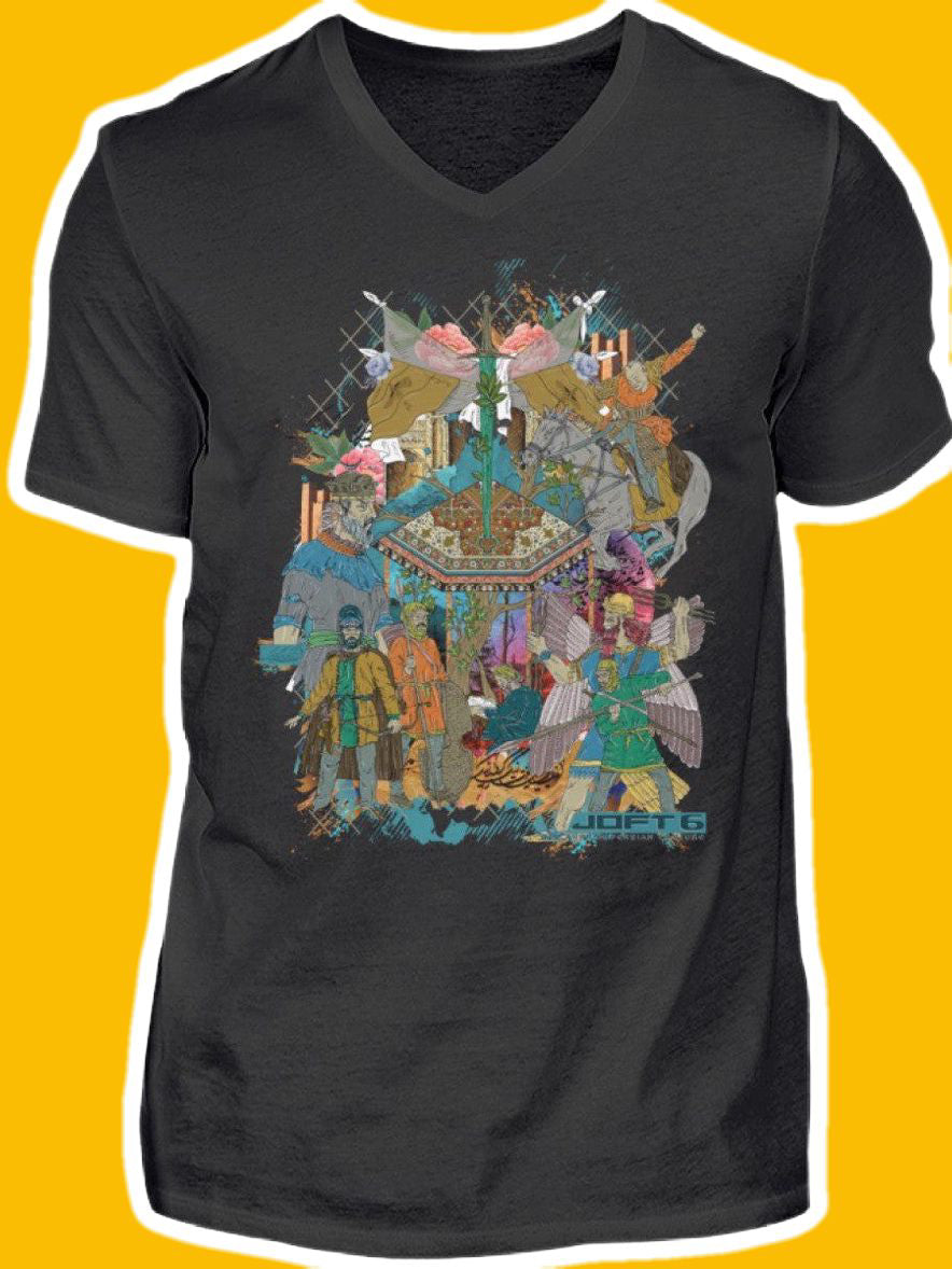 0004-Shamshir - Men V-Neck Shirt