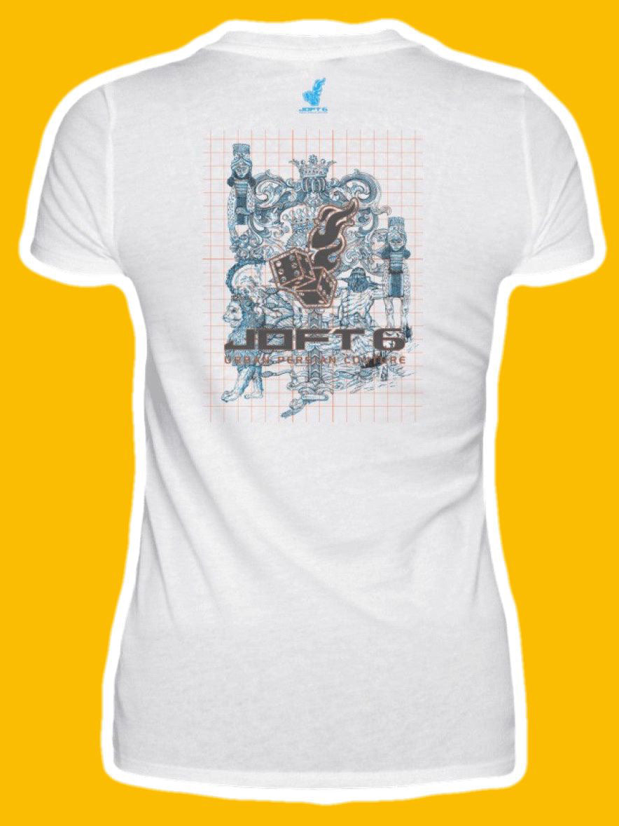 0009-Kaman - V-Neck Women Shirt