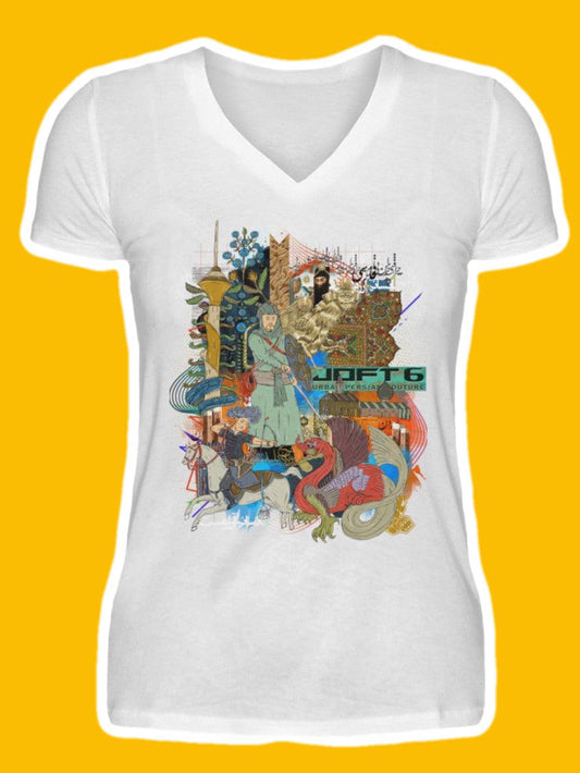 0014-Milad  - V-Neck Women Shirt