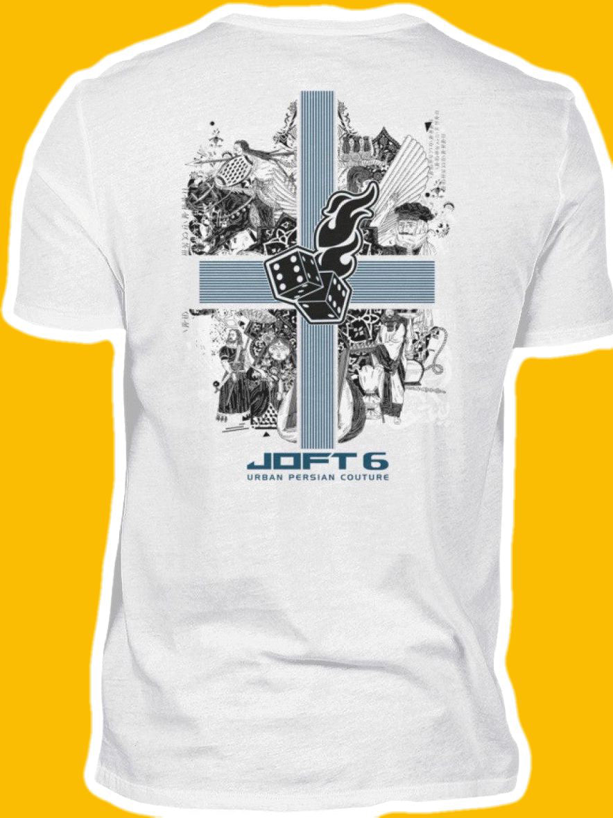0003-Khorshid  - Herren V-Neck Shirt
