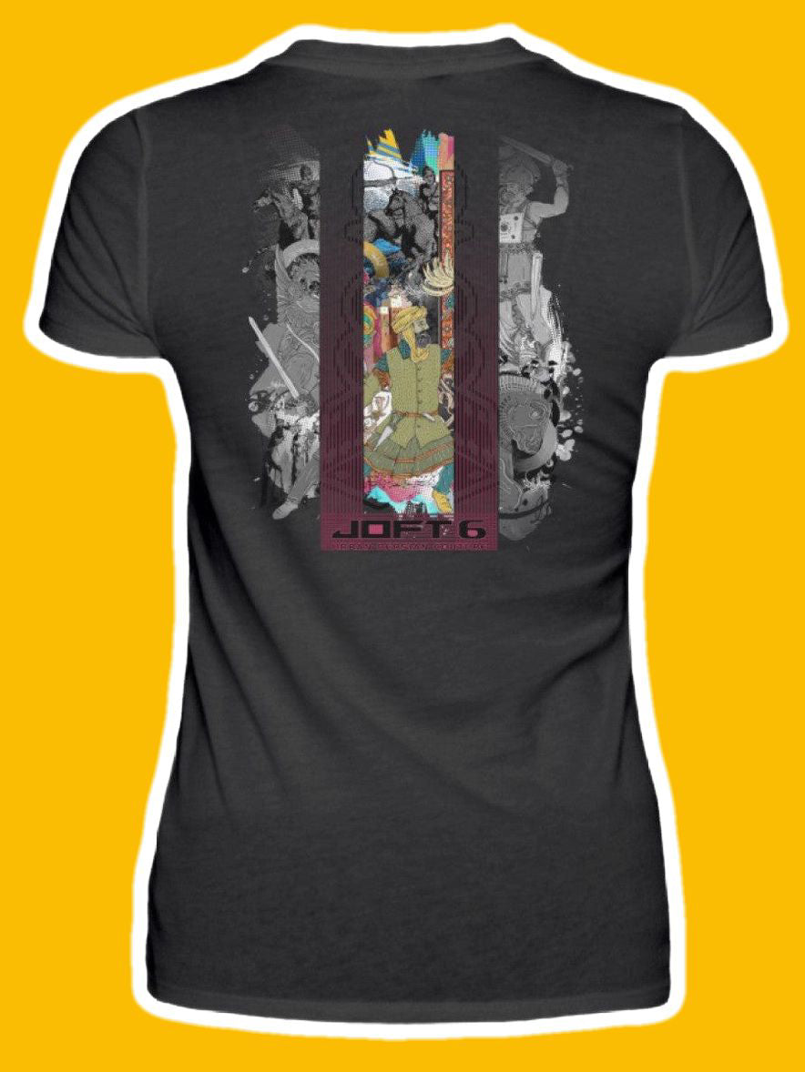 0011-Glim  - V-Neck Women Shirt