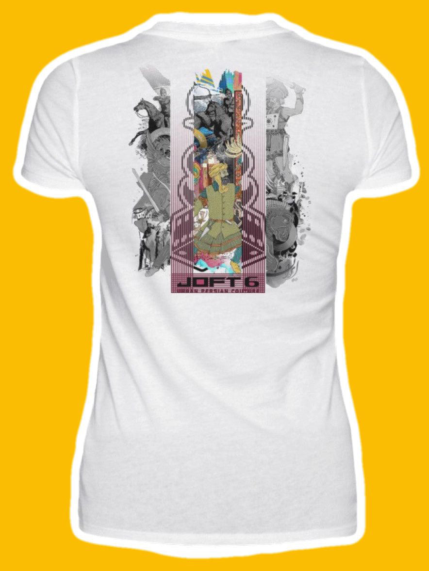 0011-Glim  - V-Neck Women Shirt
